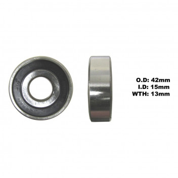 Bearing Koyo/JTEKT 6302 DDU 2RS C3 (ID 15mm x OD 42mm x W 13