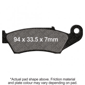 MOTORCYCLE DISC PAD SET