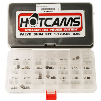 COMPLE VALVE SHIM KIT 8.90MM HOT CAMS