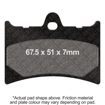 DOUBLE H SINTERED STREET PAD