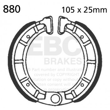 EBC BRAKE SHOE SET