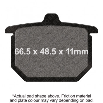 M/C DISC PAD SET -DMX