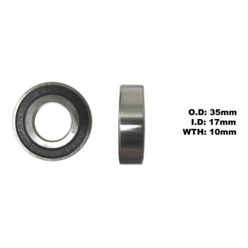 Bearing Koyo 6003DDU(ID 17mm x OD 35mm x W 10mm