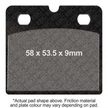 DOUBLE H SINTERED STREET PAD