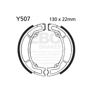 EBC BRAKE SHOE SET