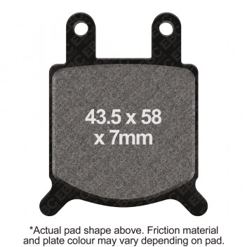 DOUBLE H SINTERED STREET PAD
