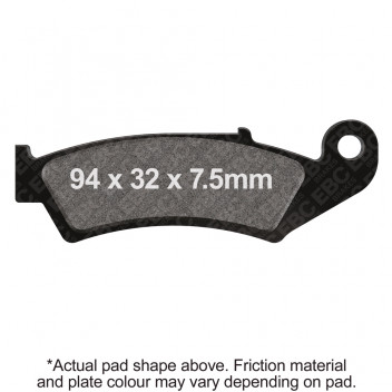 MOTORCYCLE DISC PAD SET