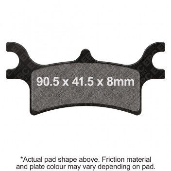 MOTORCYCLE DISC PAD SET