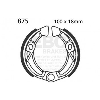 EBC BRAKE SHOE SET