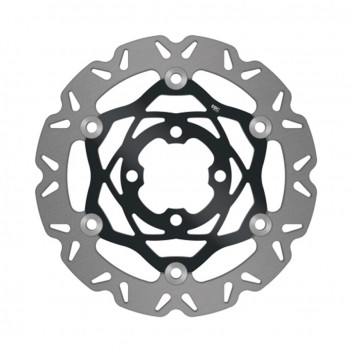 NEW PLAIN SILVER CENTER HUB OVERSIZE DISCS-250MM-C/W BRACKET