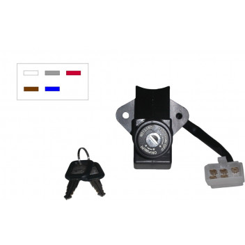 Ignition Switch Kawasaki ZR550B Zephyr 91-98(5 Wires)