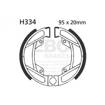 EBC BRAKE SHOE SET