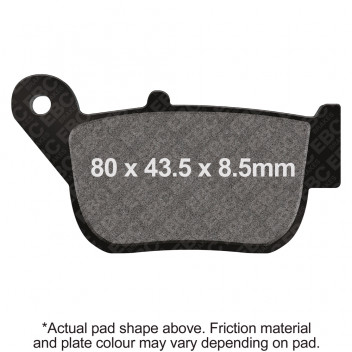 EBC SINTERED SCOOTER DISC PAD SET