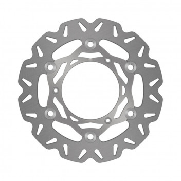 NEW PLAIN SILVER CENTER HUB OVERSIZE DISCS-250MM-C/W BRACKET