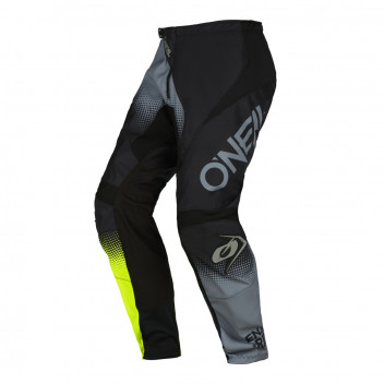 ELEMENT PANTS BK/GY/YEL 32 RACEWEAR V.22 BLACK GREY YELLOW O