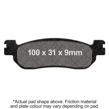 M/C DISC PAD SET - DMX