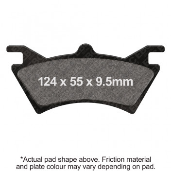 MOTORCYCLE DISC PAD SET