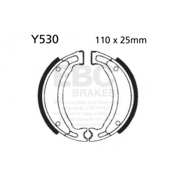 EBC BRAKE SHOE SET (5) 5