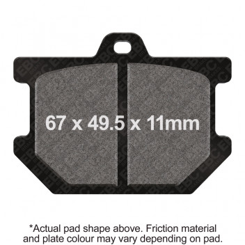 M/C DISC PAD SET -DMX