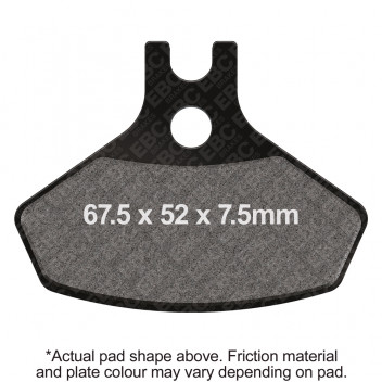 M/C DISC PAD SET