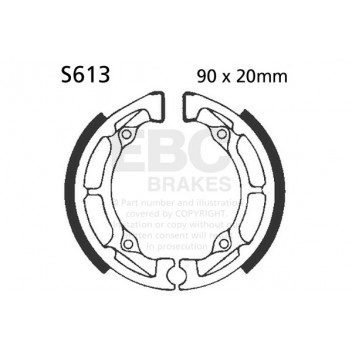 EBC BRAKE SHOE SET (5)