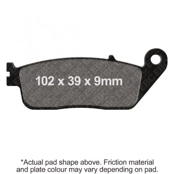 M/C DISC PAD SET - DMX