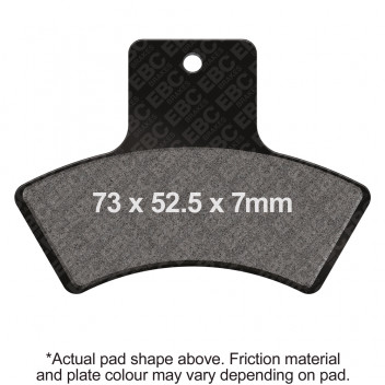 SEVERE DUTY SINTERED PAD - SPECIAL ORDER