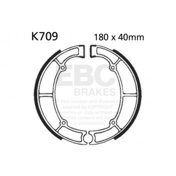 EBC BRAKE SHOE SET