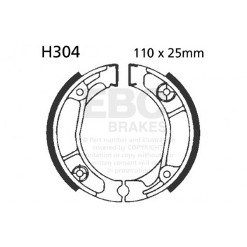 EBC BRAKE SHOE SET