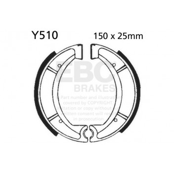 EBC BRAKE SHOE SET (5) 1K