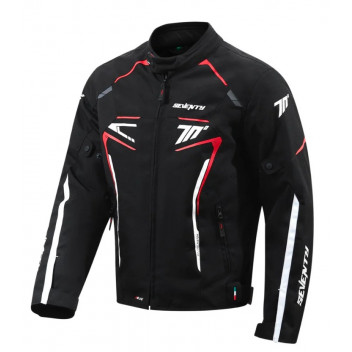 2XL JACKET SD-JR65 PISTON MEN BLACK/RED/WHITE