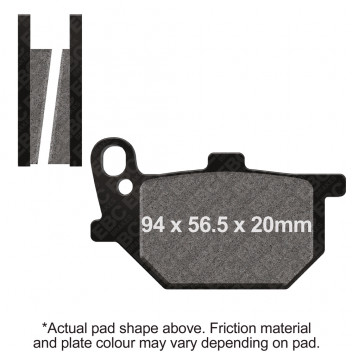 M/C DISC PAD SET - DMX