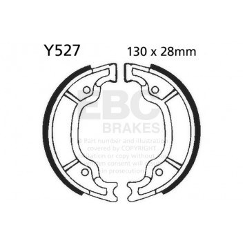 EBC BRAKE SHOE SET (5) 2K