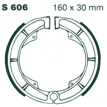 EBC WATER GROOVED BRAKE SHOE (5)